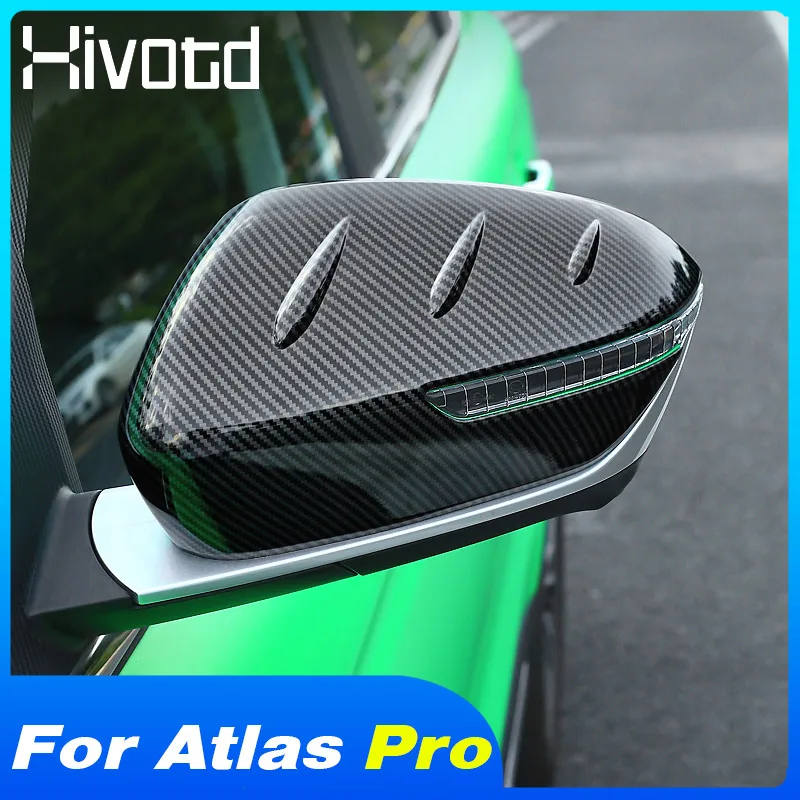 

Car Rearview Mirror Cover Rear View Side Wing Mirror Protector For Azkarra Geely Atlas Pro Belgee X70 2022 Exterior Accessories