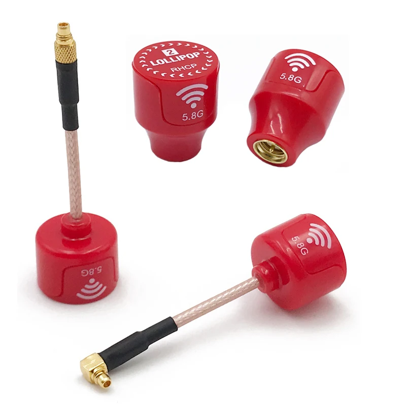 5.8Ghz Lollipop2 3dBi RHCP Antenna Directional high gain FPV 5.8G transmitter SMA/RP-SMA/MMCX/UFL Antenna RC FPV Racing Drone