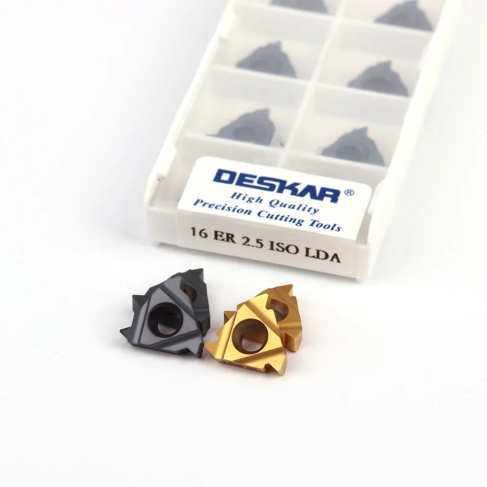 DESKAR 16ER 16IR 1.0 ISO 1.25ISO 1.5ISO 1.75ISO LDC 2.0ISO 2.5ISO 3.0ISO 3.5ISO LDA carbide inserts threaded inserts for P.M.K