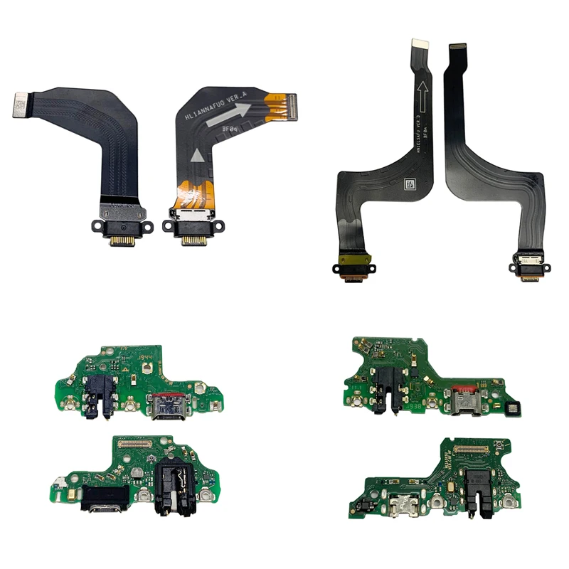 USB Charging Dock Port Connector Board Parts Flex Cable For Huawei P40 Pro P40 Lite E Charging Connector