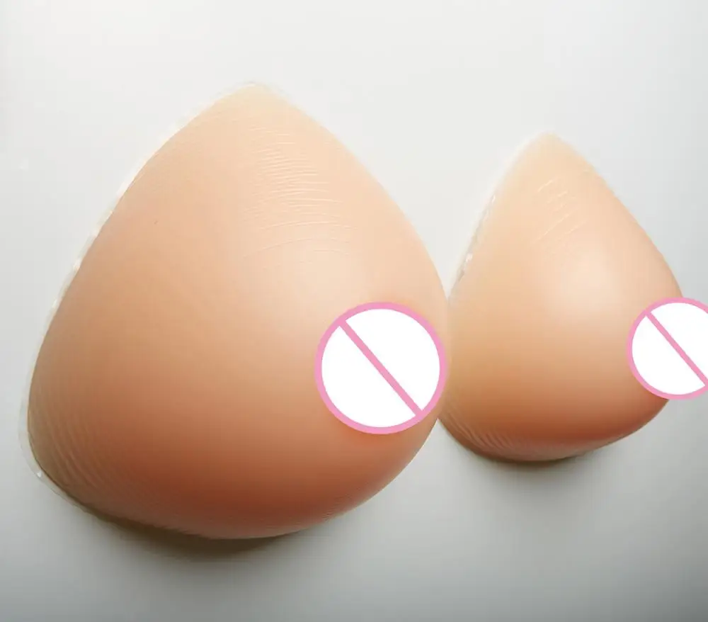 The triangle silicone false breast forms cross-dressing false boobs silicone prosthesis breast For drag queen Crossdresser