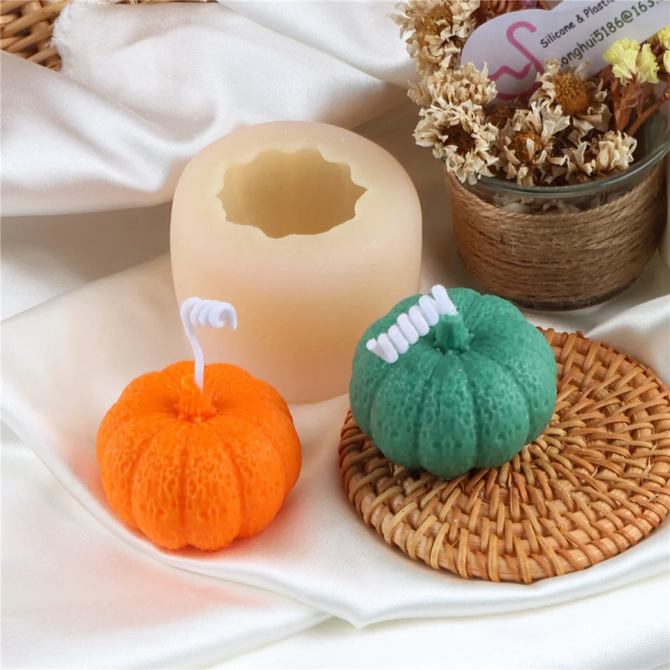 

Pumpkin Cart Shape Silicone Mold Decoration Fairy Tale Simulation Vegetables Aroma Crystal DIY Soap Wax Resin Tool Stereo