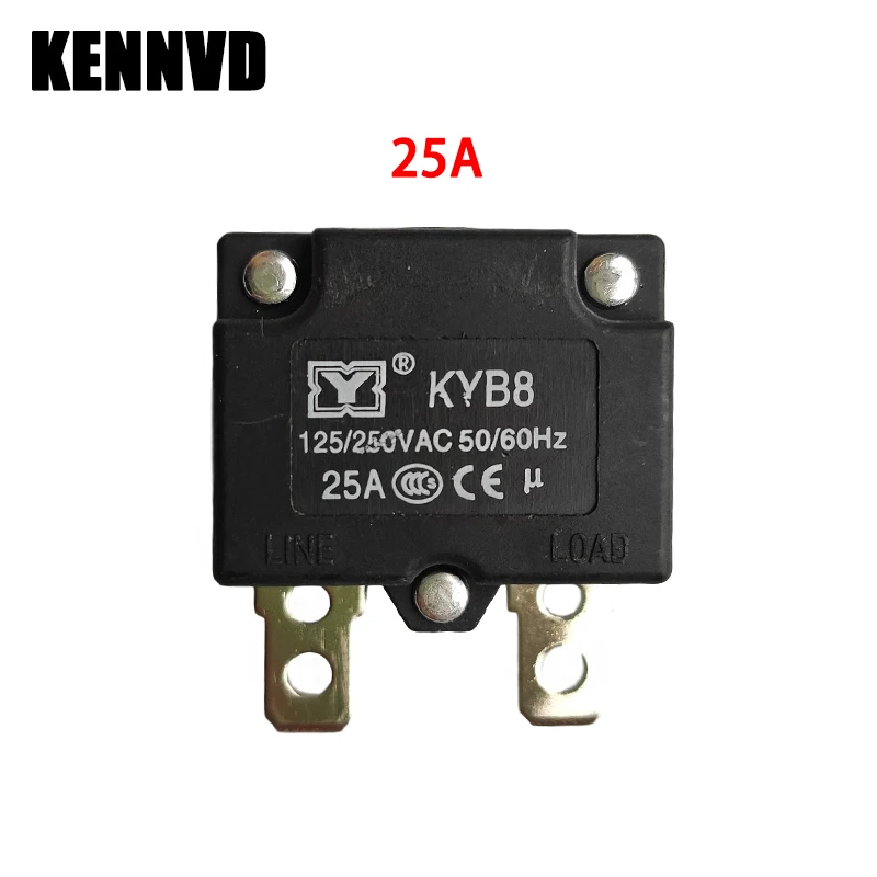 7A 10A 15A 30A Children Electric Car Automatic Circuit Breaker Reset Relay Fuse Circuit Breaker Current Overload Protector