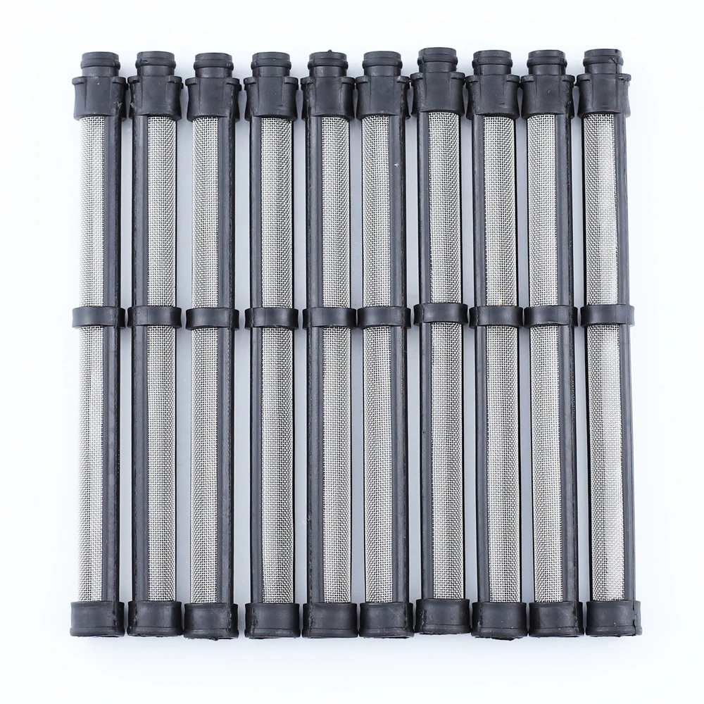 Filtro de PISTOLA DE PULVERIZACIÓN sin aire, 10 piezas 287032 o 287-032, fácil de sacar, 60 mallas negras, se adapta a las nuevas pistolas de pulverización de contractor Grac, contrate