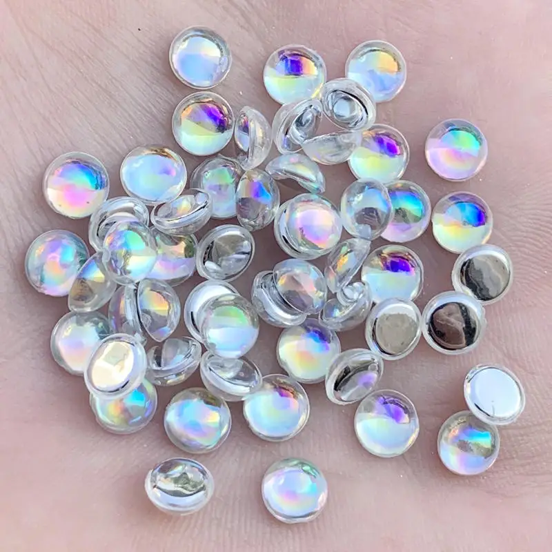 Various sizes Flatback Gems Crystal AB Rhinestones Clear Acrylic Crystal Stones Non Hotfix Strass scrapbook Beads DIY craft