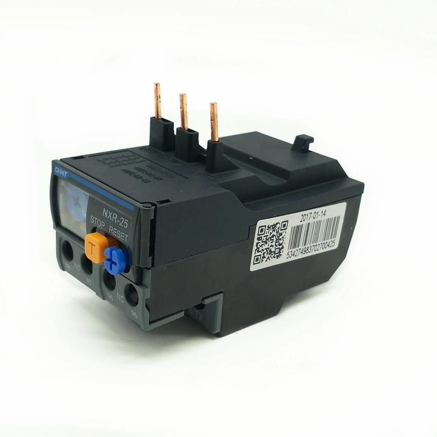 CHINT Relay NXR-25 series Thermal Overload Relay  Assemble for NXC series Contactor 0.1-0.16A 0.16-0.25A 0.25-0.4A 0.4-0.63A