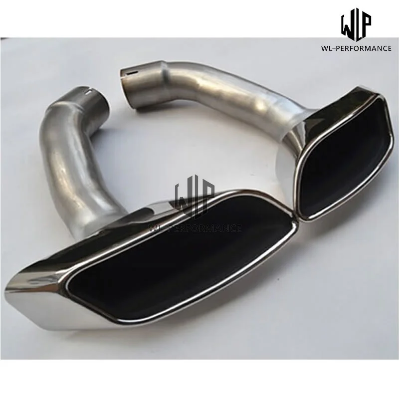 X6 E71 Stainless Steel Muffler Exhaust Pipe End Tips Exhaust Tail Throat Car Styling for Bmw X6 E71 08-11