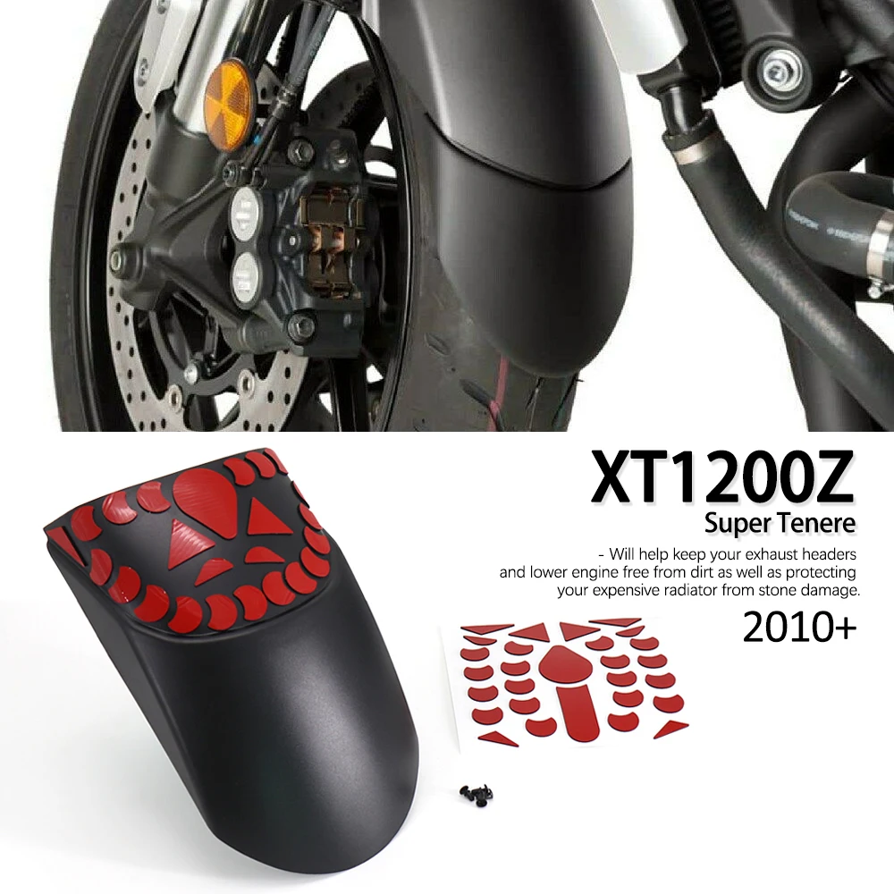 

Motorcycle Front Fender Mudguard Extender For Yamaha XTZ 1200 Super Tenere XT1200Z XT 1200 Z （2010-2023）Hugger Extension