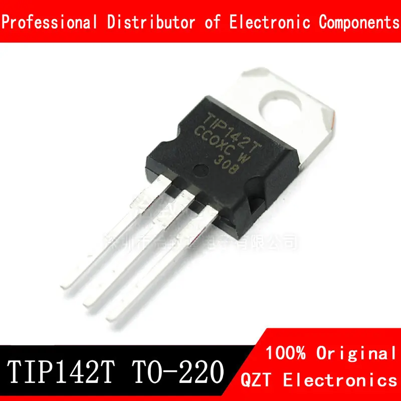 10 Stks/partij TIP142T TIP142 15A/100V Darlington Transistor To-220 Npn Nieuwe Originele