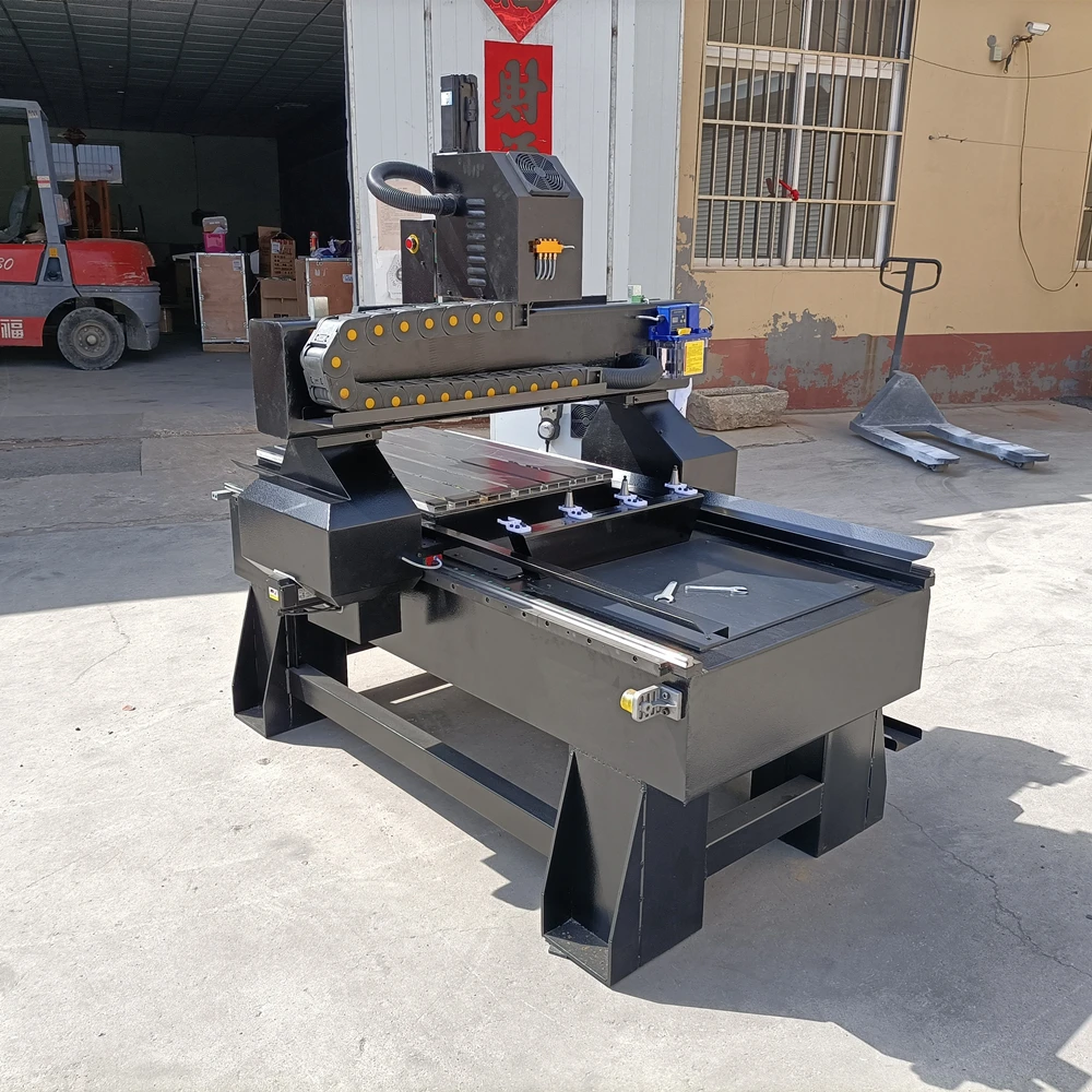 

Small Mini CNC 3d 4 Axis CNC Router 6090 2.2kw ATC 0609 Metal CNC Router ATC Wood Machine With Rotary Device