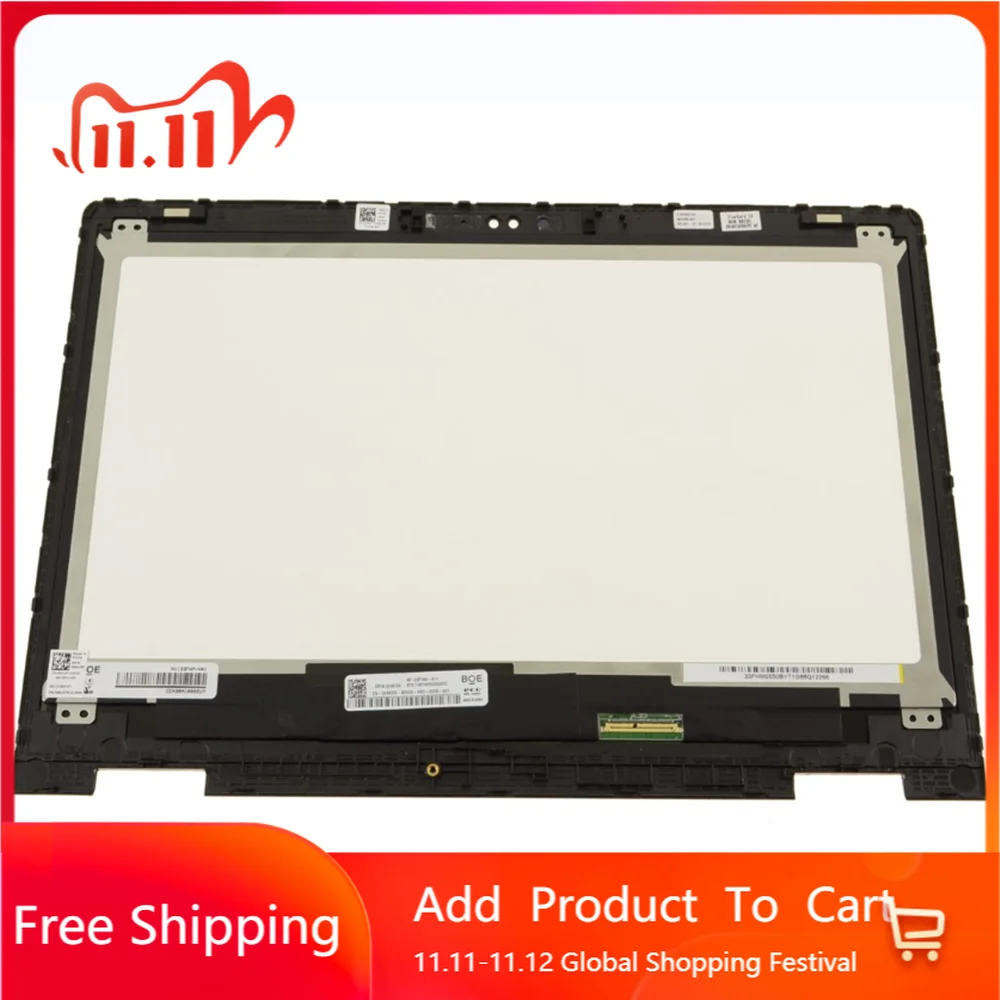 

13.3" For Dell Latitude 3390 2-in-1 Touchscreen FHD LCD LED Widescreen IR 40 Pin -1H0JY -NVJ3P