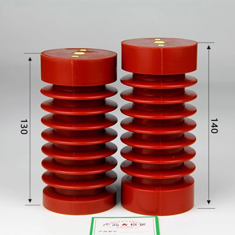 65*130 Epoxy insulator 10-12KV High voltage Post insulator Cabinet Busbar insulator