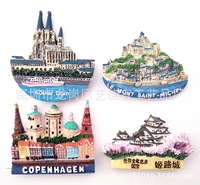 Denmark Copenhagen Fridge Magnet Decor Himeji Japan 3d Magnet Fridge The French Seaports Refrigerator France Magnets Gift Ideas