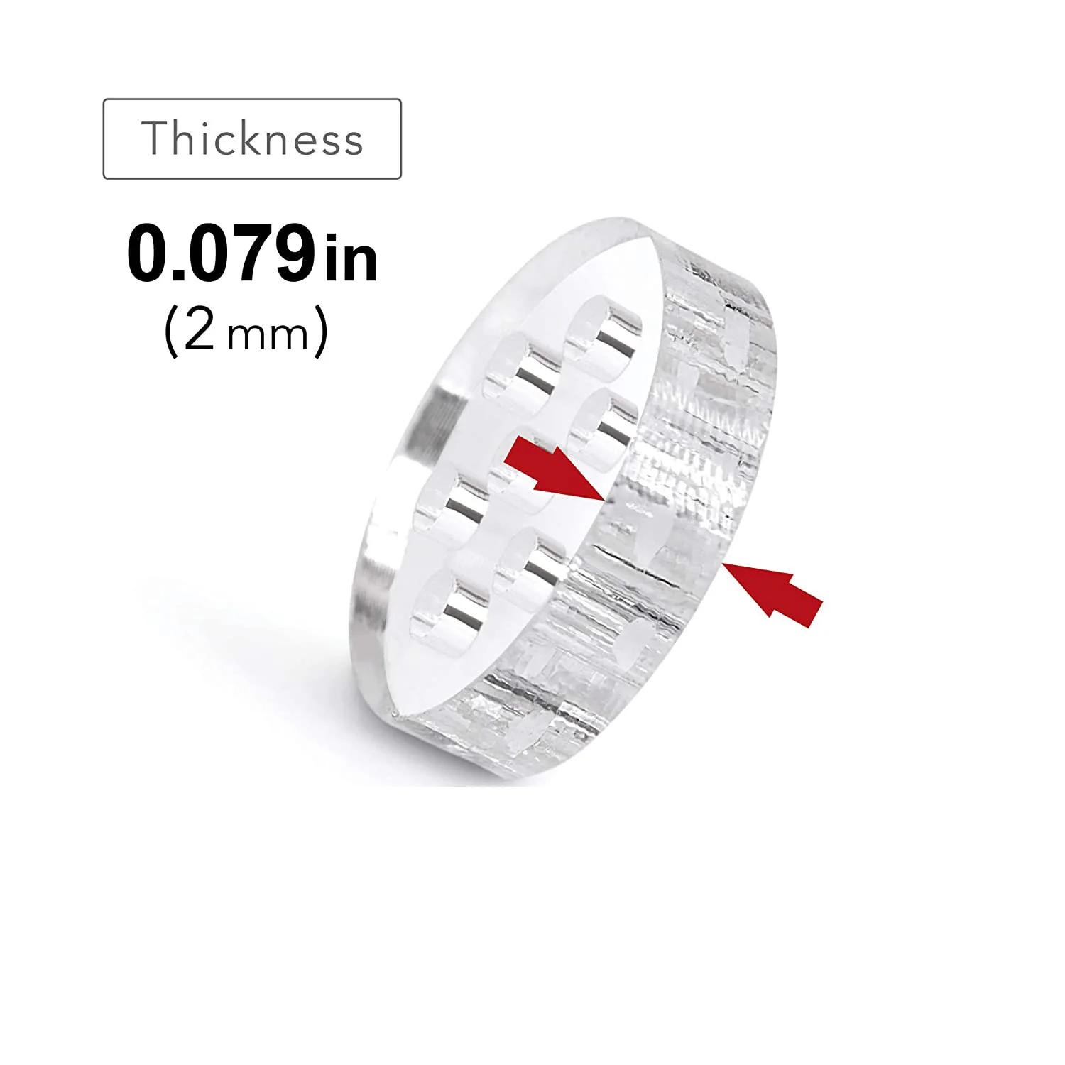 흡연 파이프에 적합한 유리 스크린 필터, 0.315 인치 (8mm), 5 개