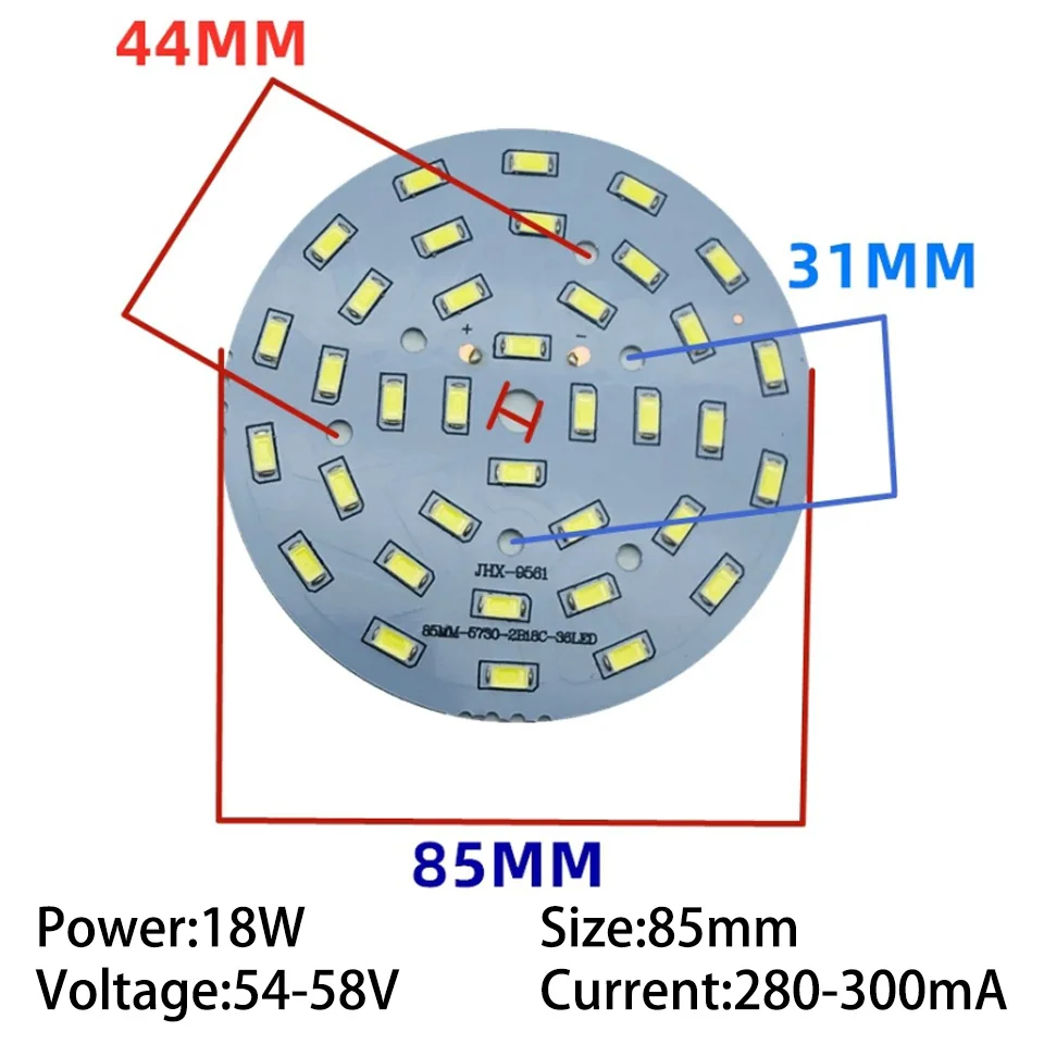 18W SMD5730 Brightness Light Board LED Lamp Panel For Ceiling PCB With LED Bulb Replacement Lamp Board