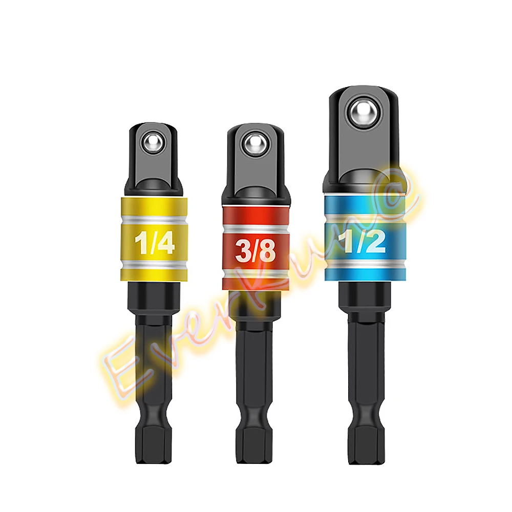 Screwdriver Bits CRV Socket Adapter 1/4