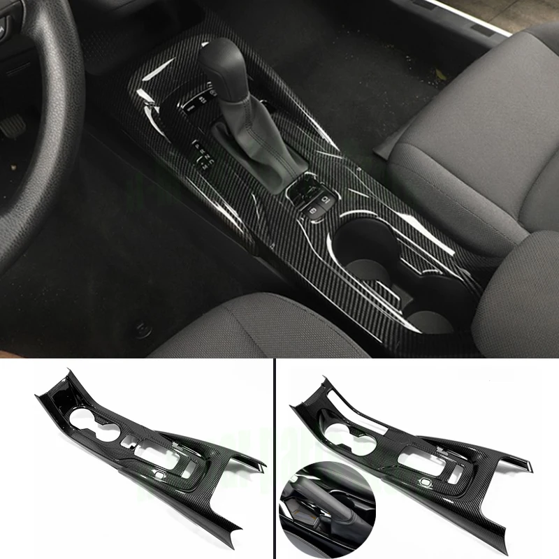 For Toyota Corolla E210 2019 2020 Car Styling ABS Left Car Front Center Console Shifter Cover Trim 1pcs high Low  Equipped Only