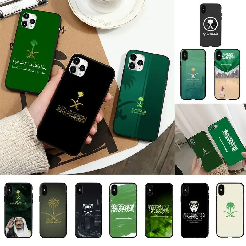 Kingdom Of Saudi Arabia Flag Phone Case for iPhone 11 12 13 mini pro XS MAX 8 7 6 6S Plus X 5S SE 2020 XR case