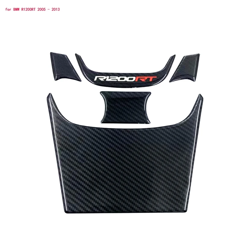 For BMW R1200RT R 1200 RT 2005 - 2013 2011 2012 3D motorcycle Carbon-look Upper Triple Yoke Cover Protector Decal sticker