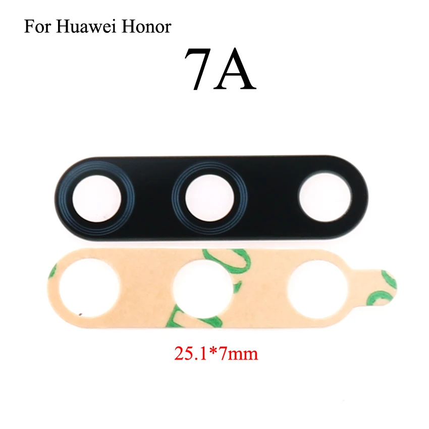 Yuxi เลนส์ด้านหลังกล้องเลนส์สำหรับ Huawei Honor 10 8X 7C 7A 6X 6A 5C 5X Play ซ่อม Sqare อะไหล่