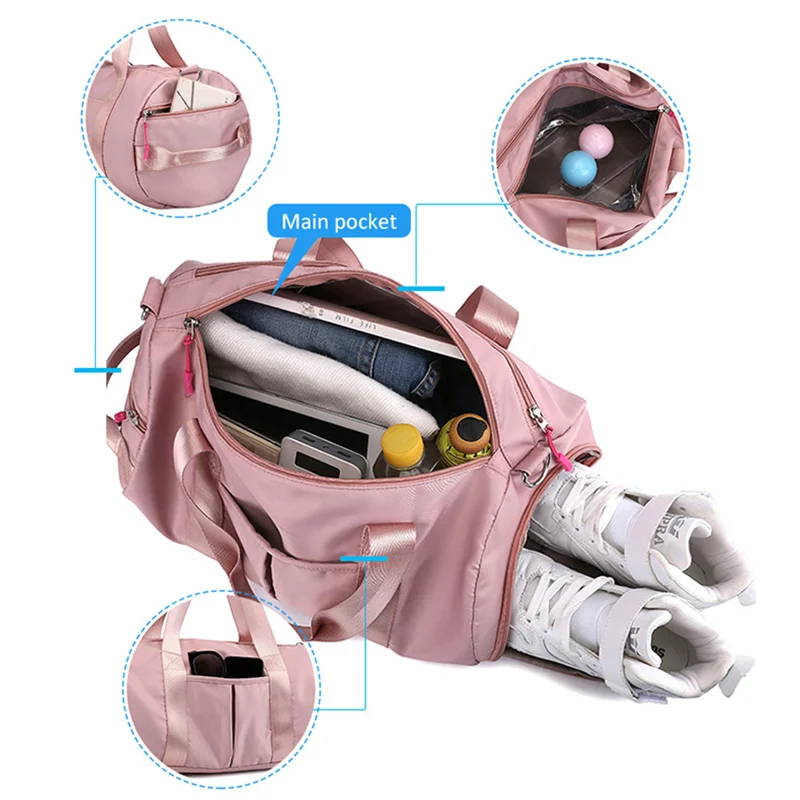 Dry Wet Bag Fitness Gym Bags For Women 2024 Men Yoga Mat Bag Travel Training Sac De Sport Gymtas Sac De Sport Sporttas New