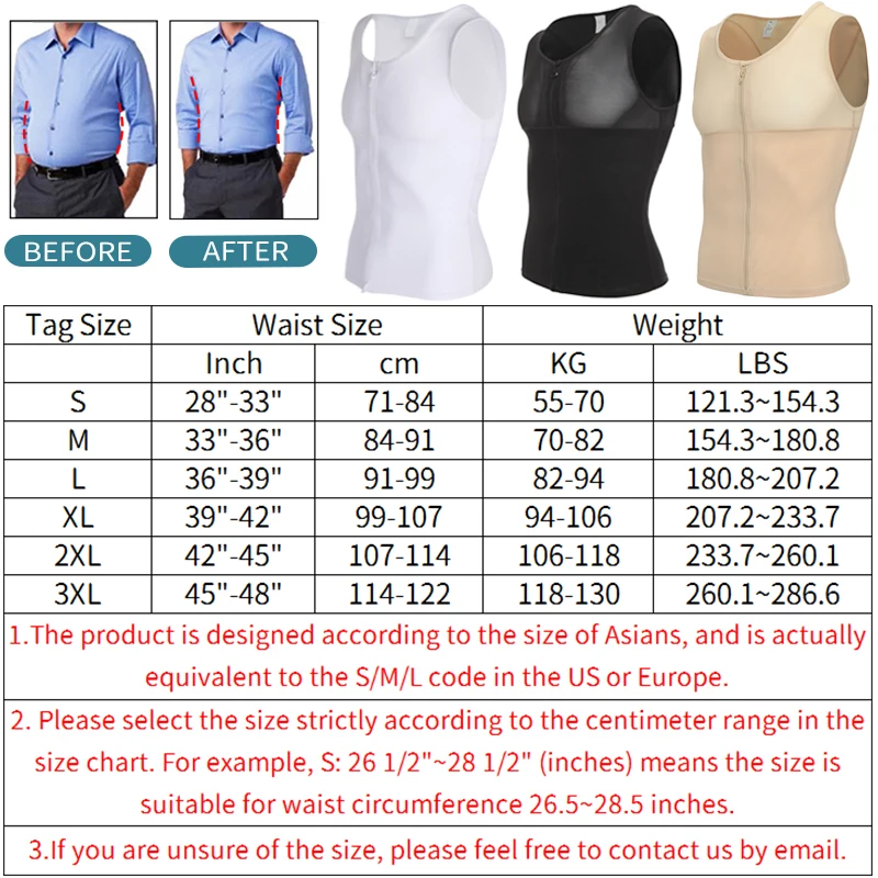 Mens Slimming Body Shaper Gynecomastia Compression Shirts Tummy Control Shapewear Chest Abs Slim Vest Waist Trainer Male Corset