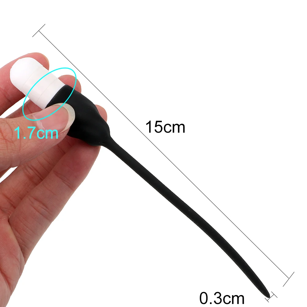 OLO Urethral Dilators Penis Plug Vibrating Insertion Urethral Plug Catheter Sounds Vibrator  Sex Toys for Men Adult