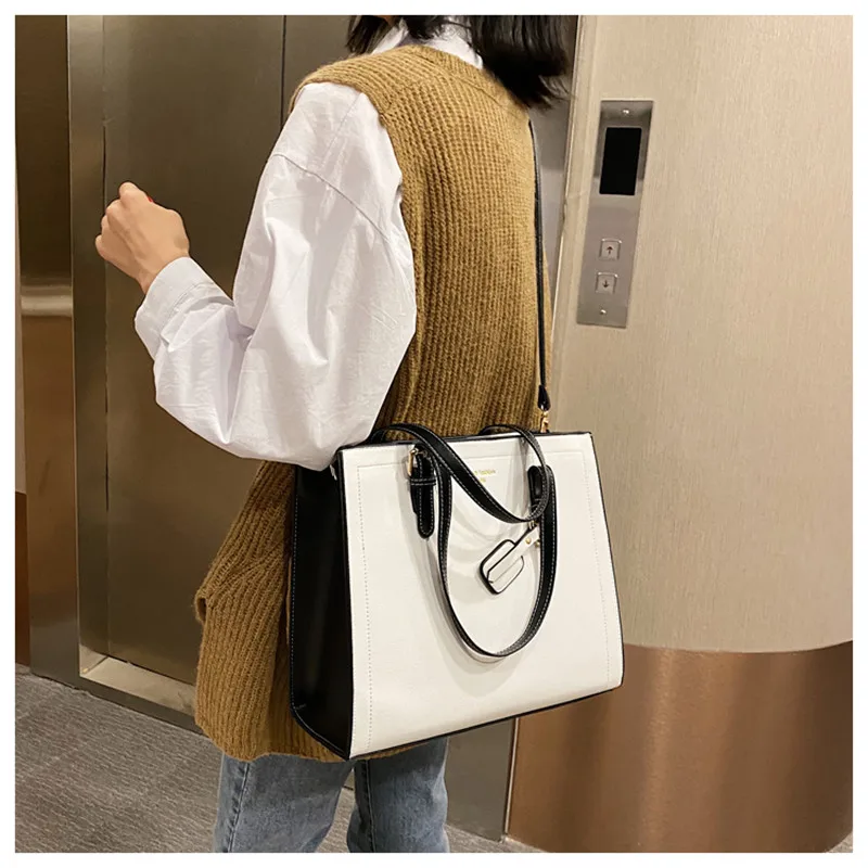 Fashion Women Tote Bag 2021 New High Quality PU Leather Luxury Designer Brand Larger Handbag Travel Shoulder Bag Purses