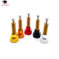 3d Printer Parts M3*30 Screw Hot Bed Spring Leveling Kit 4* Adjustment Nut+4*Springs+4*M3 Screw Heatbed Kit For 3D Printer