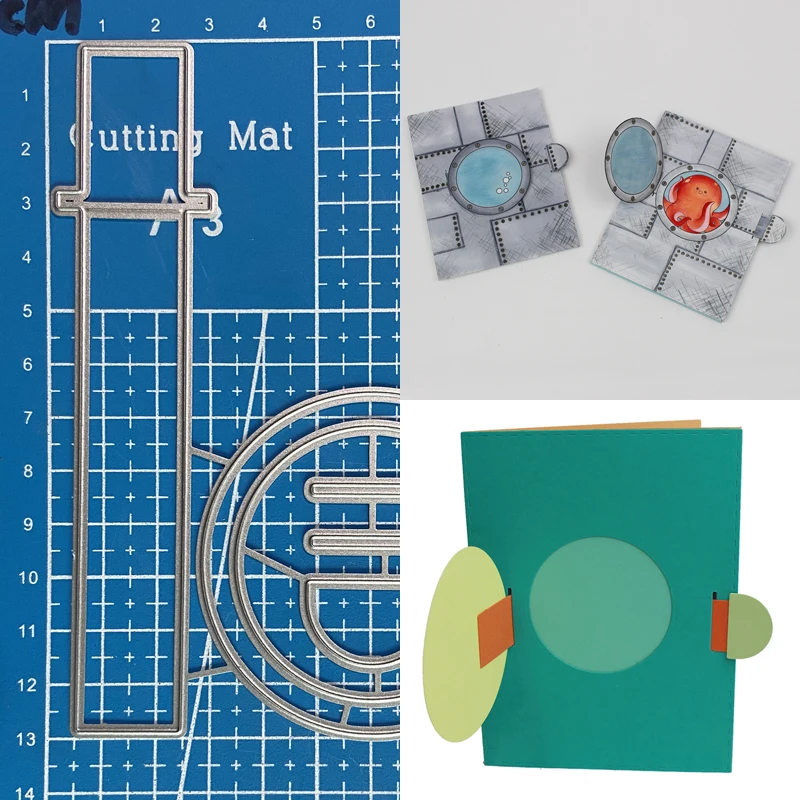 Glücksgöttin Metall-Stanzformen zum Ziehen und Enthüllen von Kreisen, DIY, Scrapbooking, Fotoalbum, dekorative Prägung, Papierkarte, Basteln