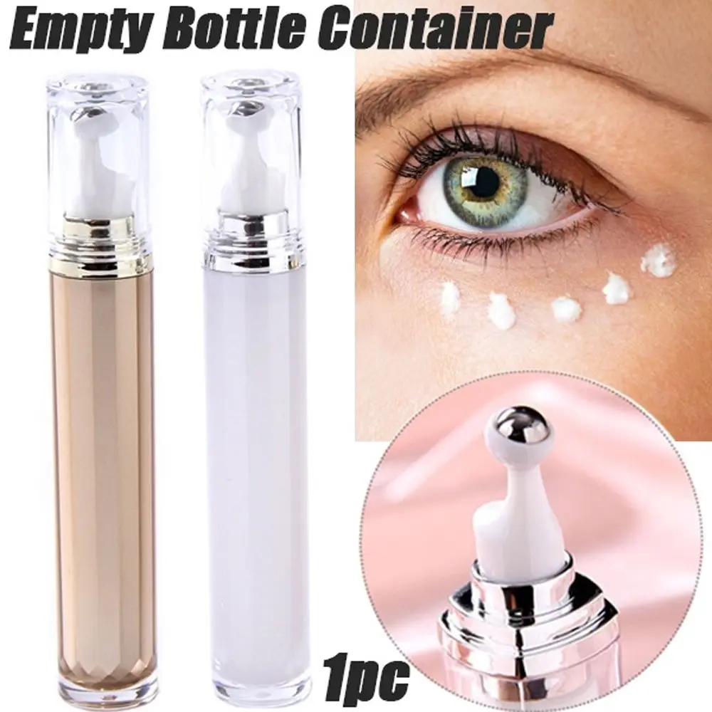 1Pcs 20 ML Essential Oil Bottles Roll on Stainless Steel Roller Ball Massage Eye Cream Perfume Refillable Empty Bottle Container