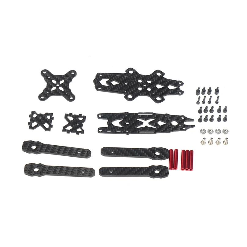 FS135 135 millimetri Interasse Mini FPV Telaio Kit In Fibra di Carbonio CF Rack Per FPV Racing Drone Quadcopter 3 pollici Puntelli 1103/1104/1305 Motore