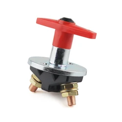 12V-60V Heavy Duty Electrical Switch 300A-500 A Fixed Key Battery Isolator Cut Off Kill Switch