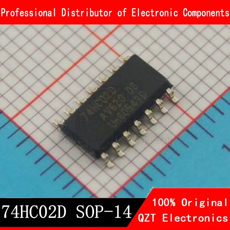 

10PCS 74HC02D SOP14 74HC02 SOP SN74HC02DR SOP-14 SN72HC02 SMD new and original IC