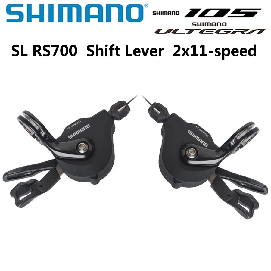 AliExpress Shimano SL RS700 Rapidfire Plus Shift Levers 2x11 Speed RS700 Derailleurs Road Bike Bicycle Shifter Lever Flat Handle Bar Clamp