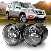 Conjunto de luz antiniebla delantera de lente de cristal, bombilla halógena H11 para Nissan Tiida Note x-trail T31 Murano Cube Juke Patrol 3 Rogue Versa, 2 uds.