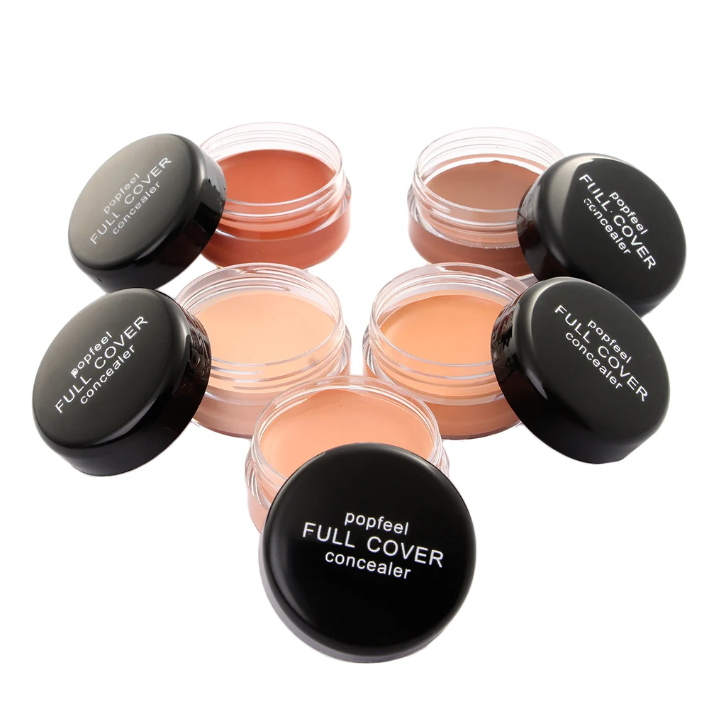 Natural Hide Blemish Full Cover Concealer Creamy Make Up Face Lip Eye Foundation Face Concealer Cream Makeup Beauty Tool