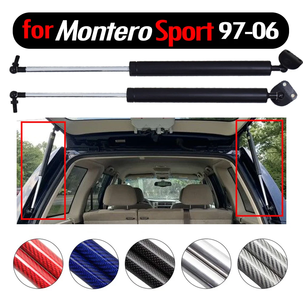 2pcs Tailgate Trunk Boot Gas Charged Struts Lift support Damper for Mitsubishi Montero 1997-2006 SUV Rear Hatch Sport