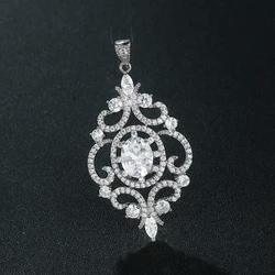 WEIMANJINGDIAN Brand Exquisite Cubic Zirconia CZ Crystal Art Deco Pendant Charms