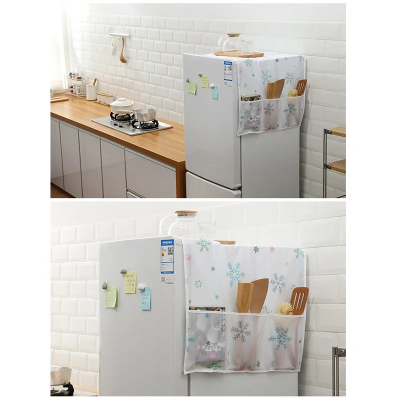 Waterproof Refrigerator Covers Fridge Dust Cover Multi-Purpose Washing Machine Top Cover For Home Decoration Kitchen Products