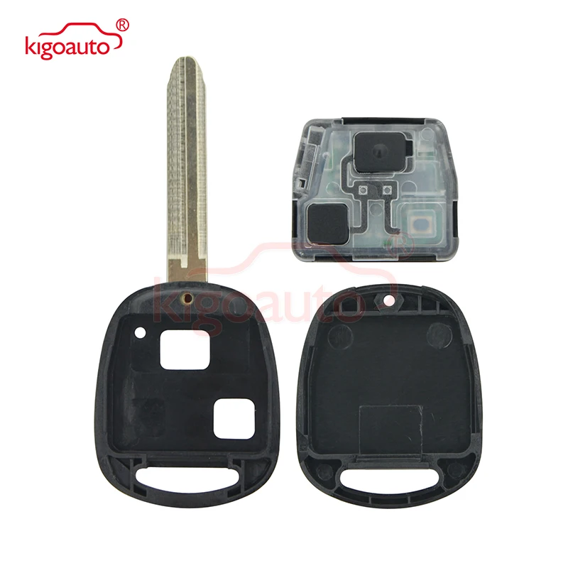 Kigoauto-llave remota Denso( no Valeo), 2 botones, hoja TOY43 para Toyota Land Cruiser FJ Cruiser + 315mhz, sin chip, 1998-2010