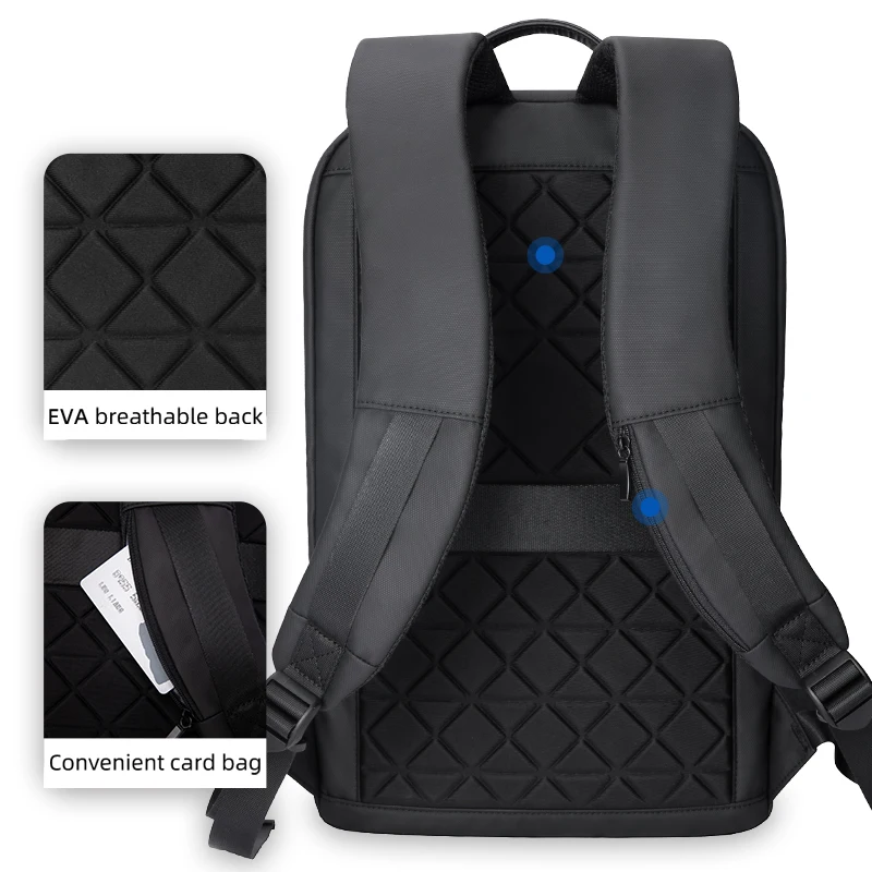 Hk-Slim Mochila Laptop para Homens e Mulheres, 14 \