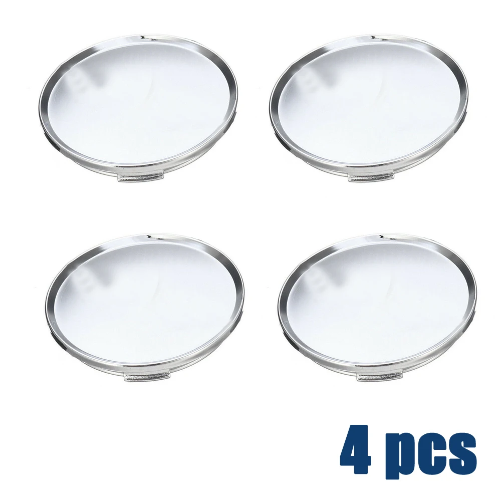 

4pcs/set 63mm Silver Car Auto Wheel Center Cap Covers Tyre Tire Rim Hub Cap Accessories