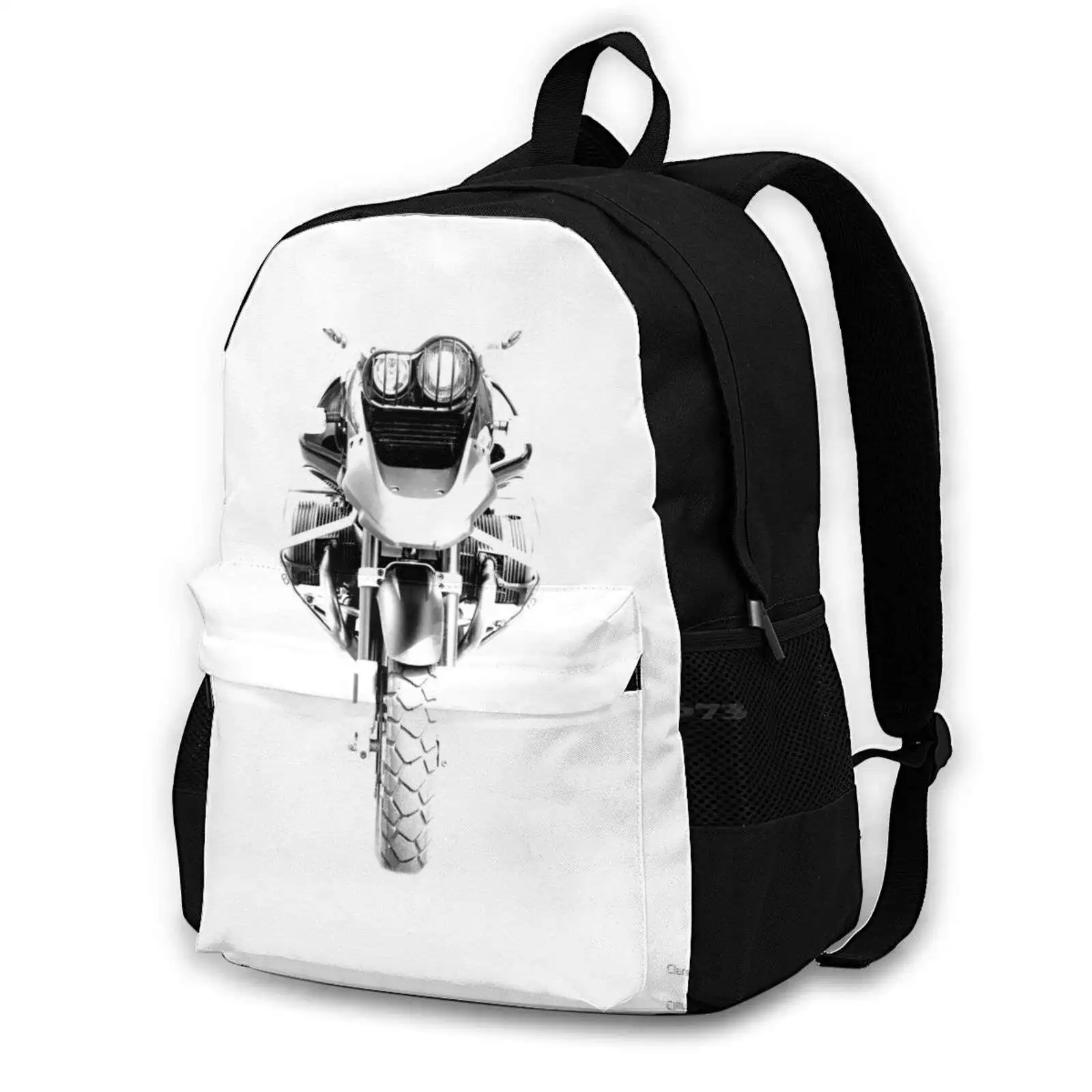 Dragonfly-The T Hot Sale Schoolbag Backpack Fashion Bags Motorbike Colinsart Bw Hi Key 2 Wheels