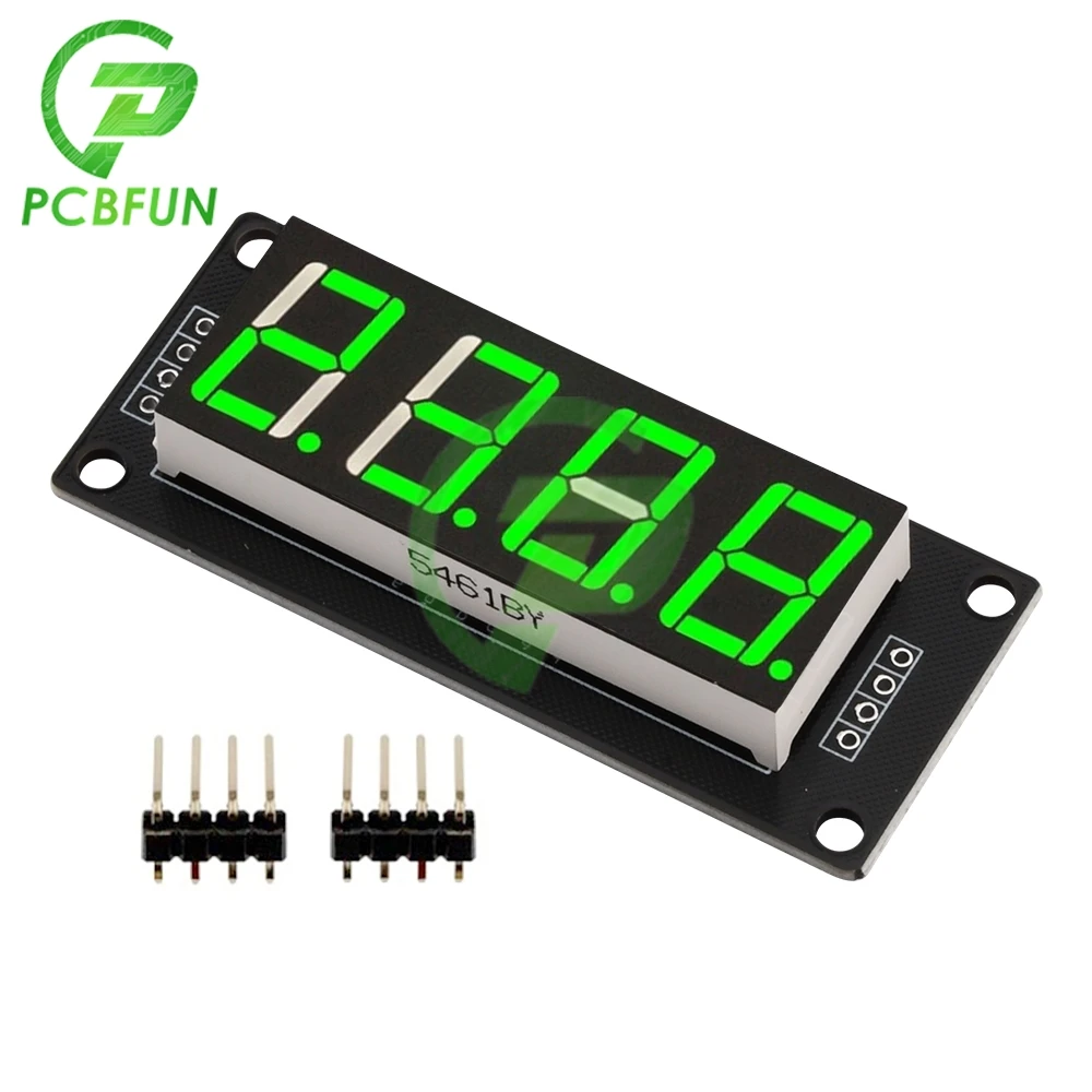 0.56 inch 4-Digit 7-segment LED Digital Tube TM1637 Driver IC Display Module 5V TM1637.h Display For Arduino Digital I/O 2 Pins