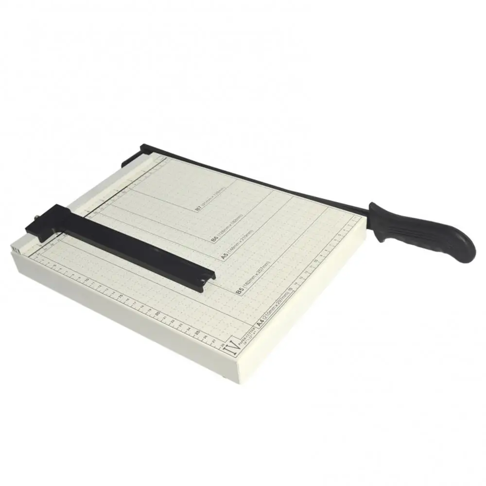 829-4 A4 Anti-slip Paper Cutter Metal Base Portable DIY Guillotine Style Hand Operated Scrapbook Cutter Photo Trimmer