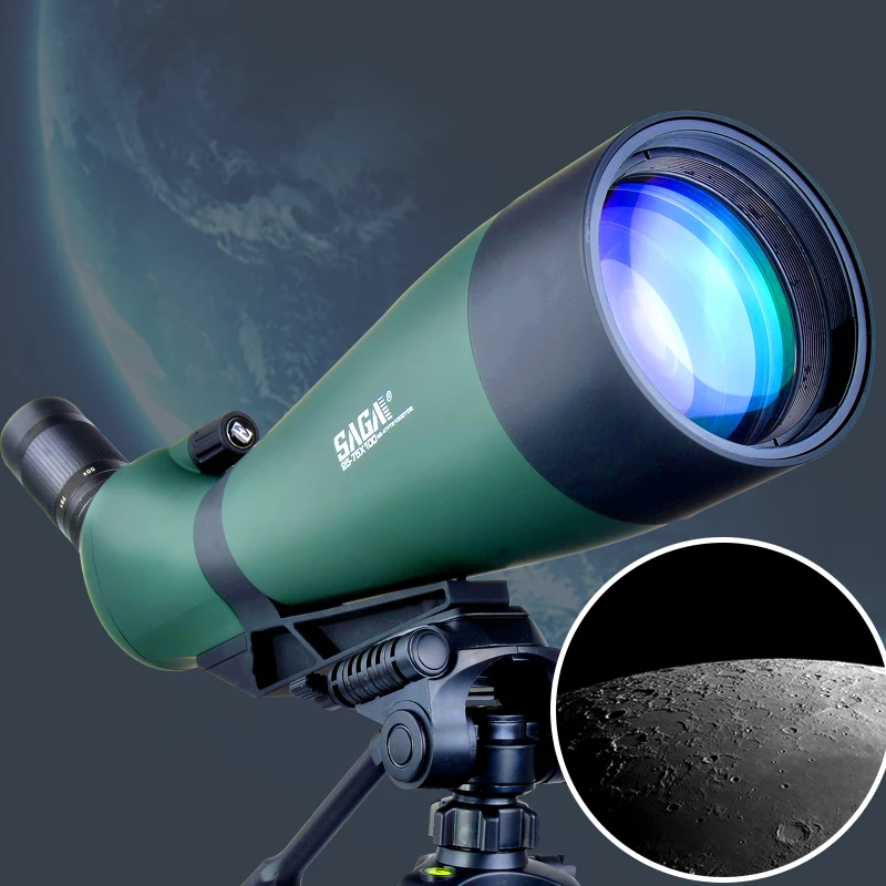 Saga Magas Definíció Nagyítás 100mm large-aperture Célkitűzés objektív Madár Őrzés Látcső monoculars