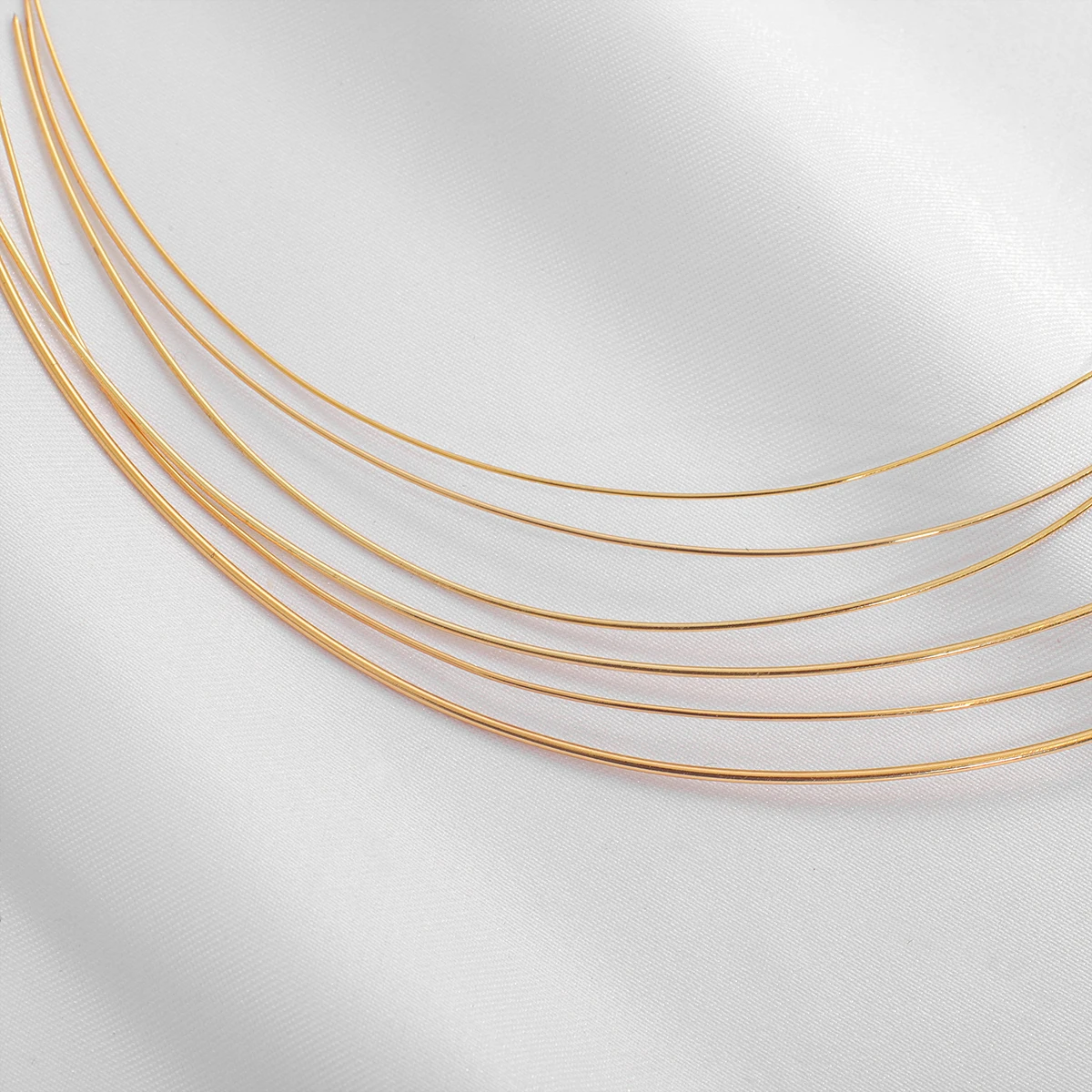 0.4/0.5/0.6/0.7/0.8/1.0mm Brass Copper with Gold Plated Soft Wire for Necklace Bracelet DIY Jewelry Craft Making