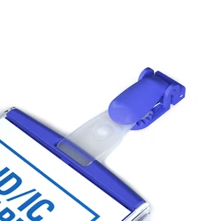 Muti Color Badge Clip for ID Card Holder School Exhibition Work Card Nurse Accessories