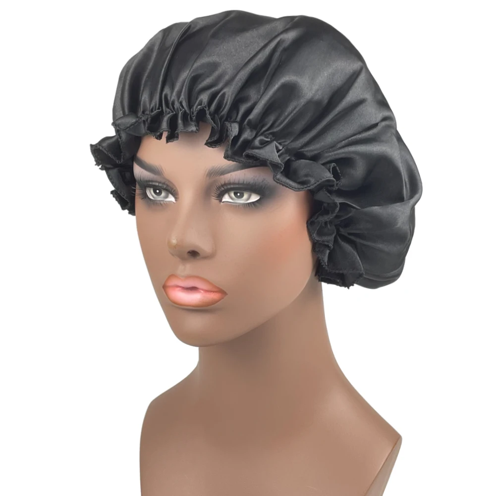 High Quality Satin Bonnet Soft Beanie Hat Bonnet For Women Shower Cap Sleeping Night Cap Chemo Cap Wonen Hat